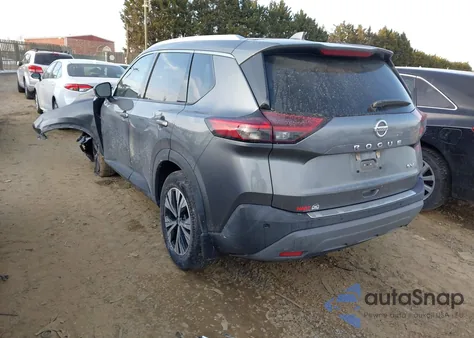 2021 Nissan Rogue Sv Fwd z USA, uszkodzony, nr VIN 5N1AT3BA7MC823401